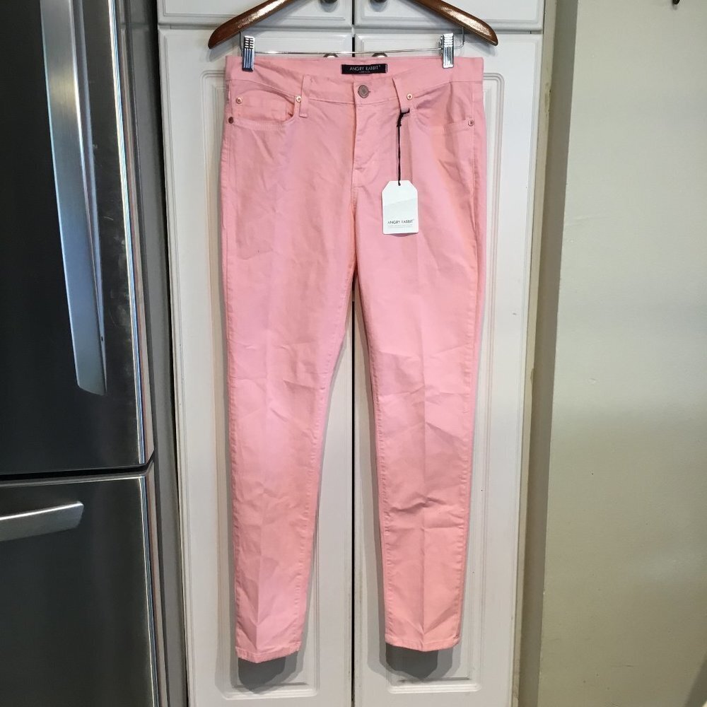 Angry Rabbit Pink Skinny Jeans Size 30W/30L